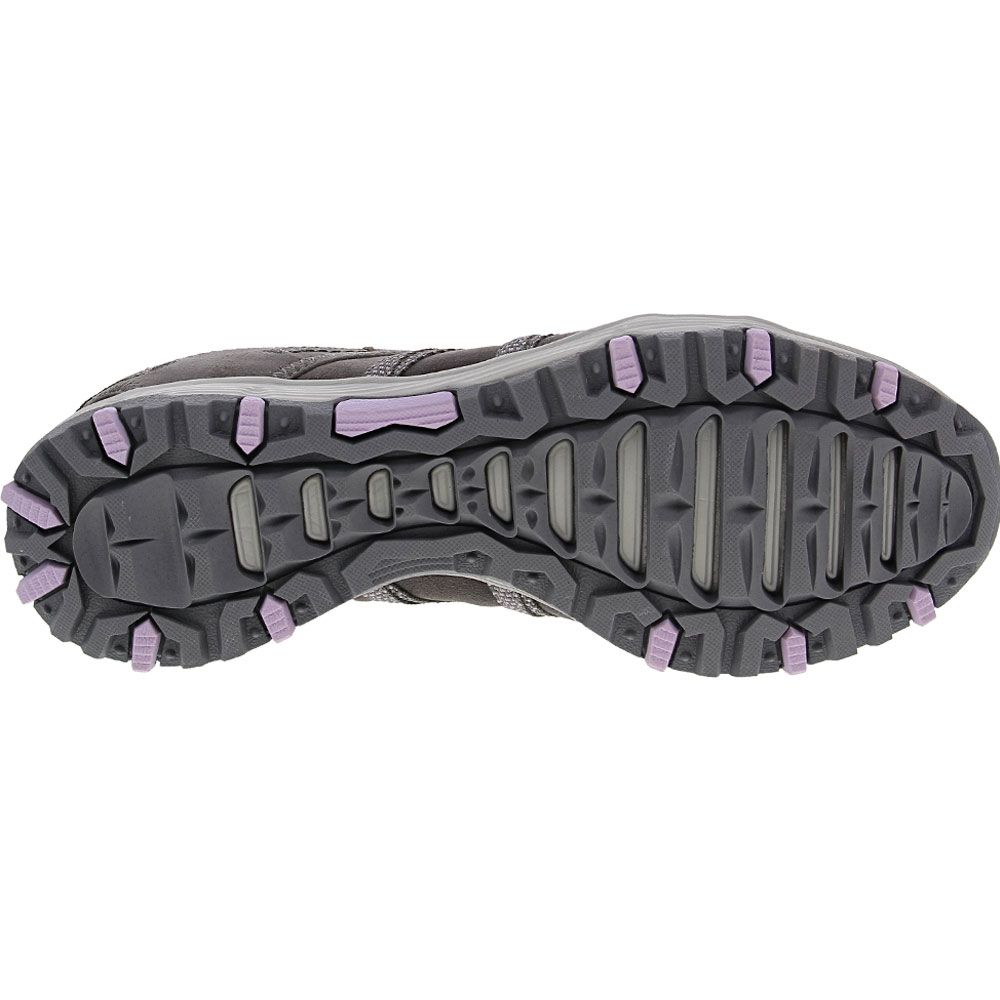 Skechers Seager Bungee Hiking Shoes - Womens Charcoal Sole View