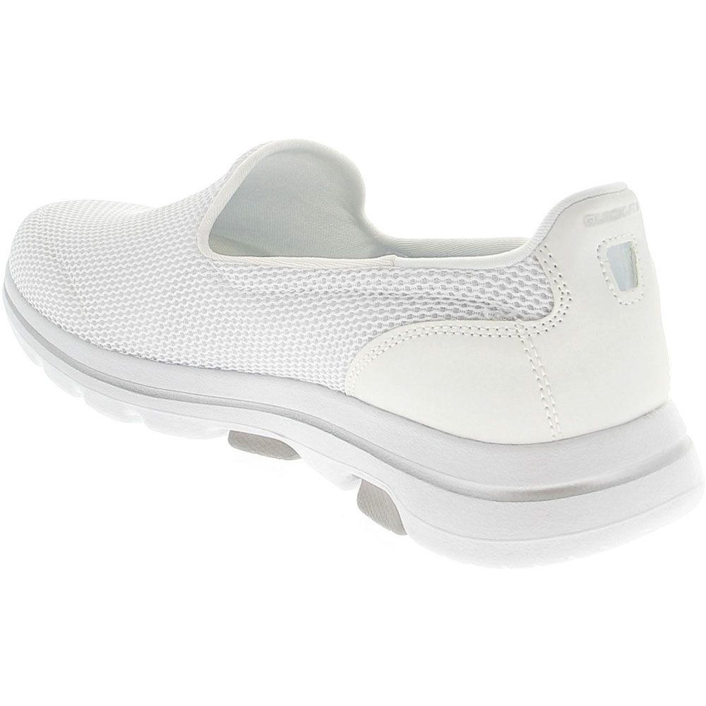 Skechers Go Walk 5 Walking Shoes - Womens White Back View