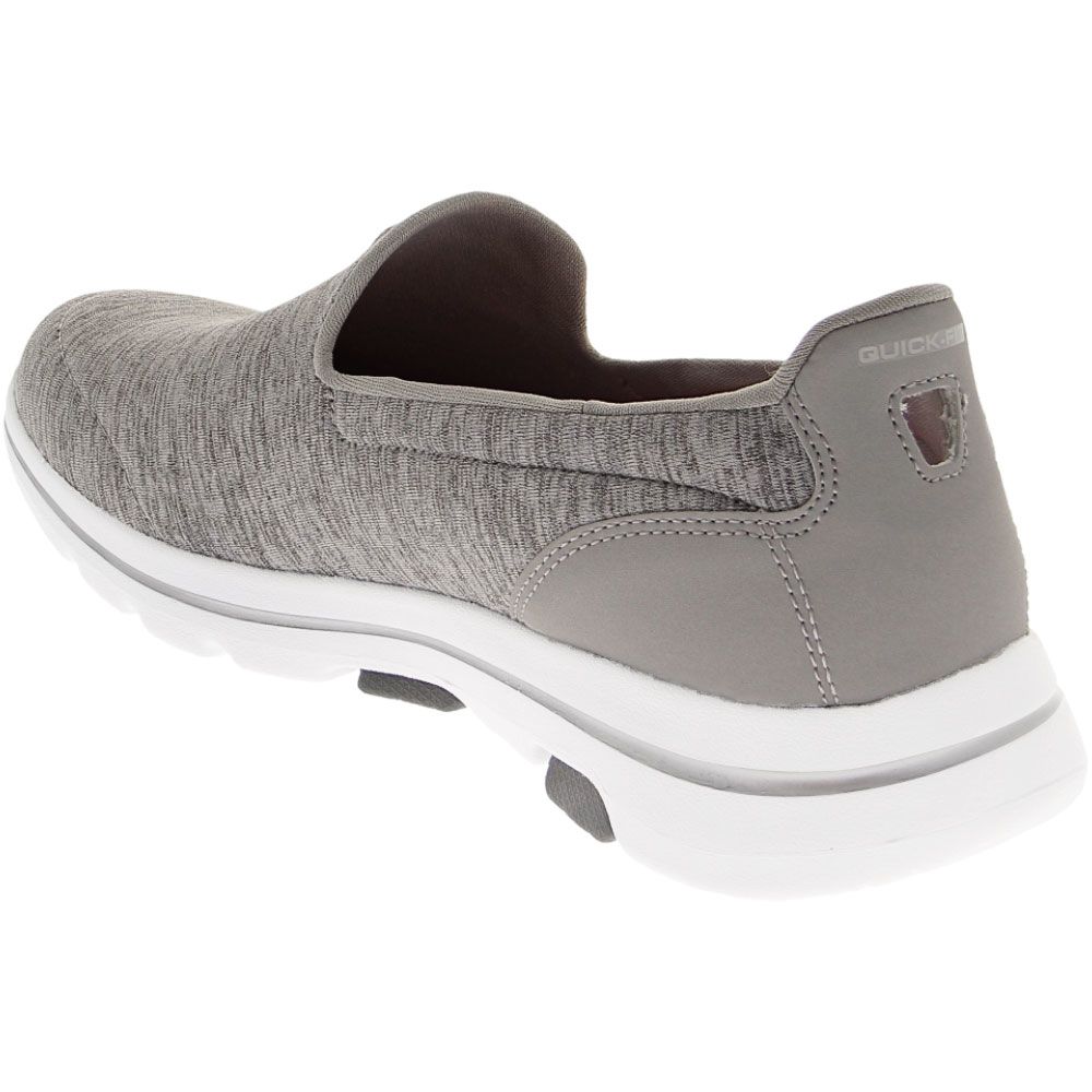 Skechers Go Walk 5 Honor Walking Shoes - Womens Grey Back View
