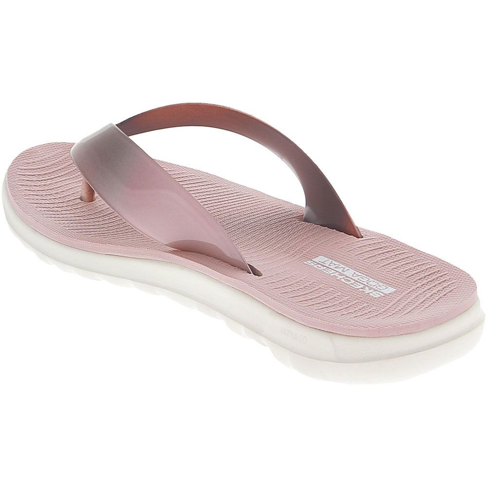 Skechers Nextwave Ultra Slide Sandals - Womens Purple Back View