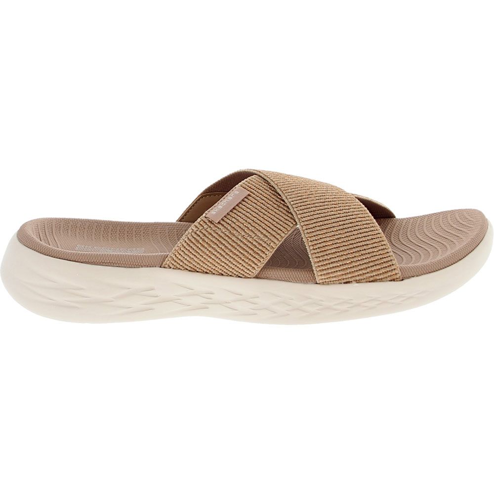 Skechers On The Go 600 Glistening Sandals - Womens Rose Gold