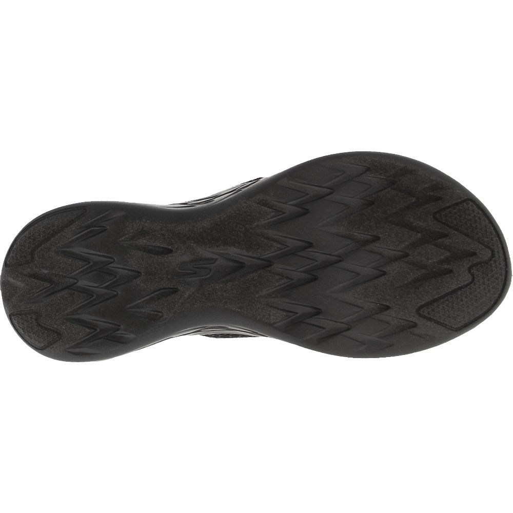 Skechers On The Go 600 Glistening Sandals - Womens Black Sole View