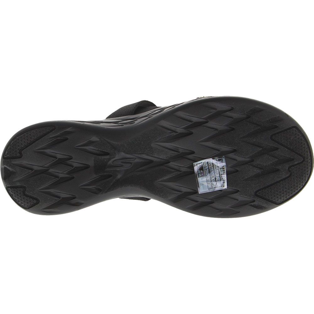 Skechers On The Go 600 Glitzy Slide Sandals - Womens Black Sole View