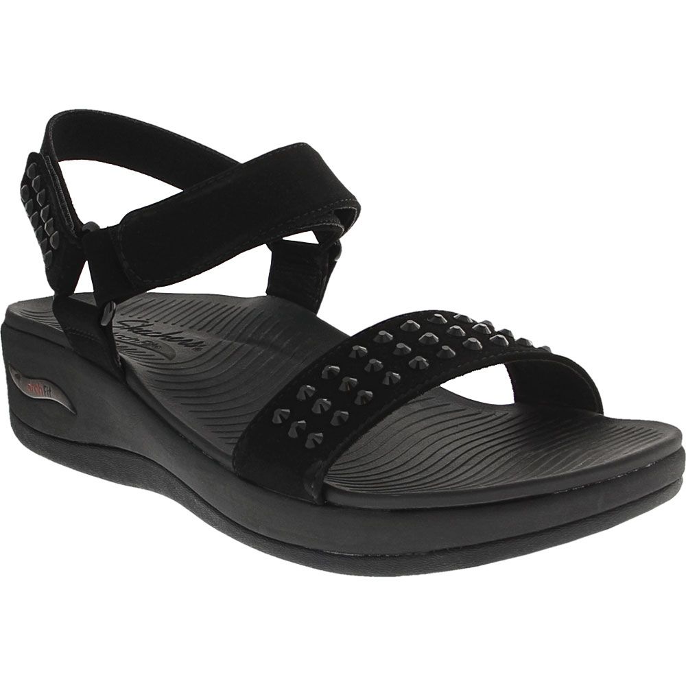 Skechers Arch Fit Sunshine Going Steady Sandals - Womens Black