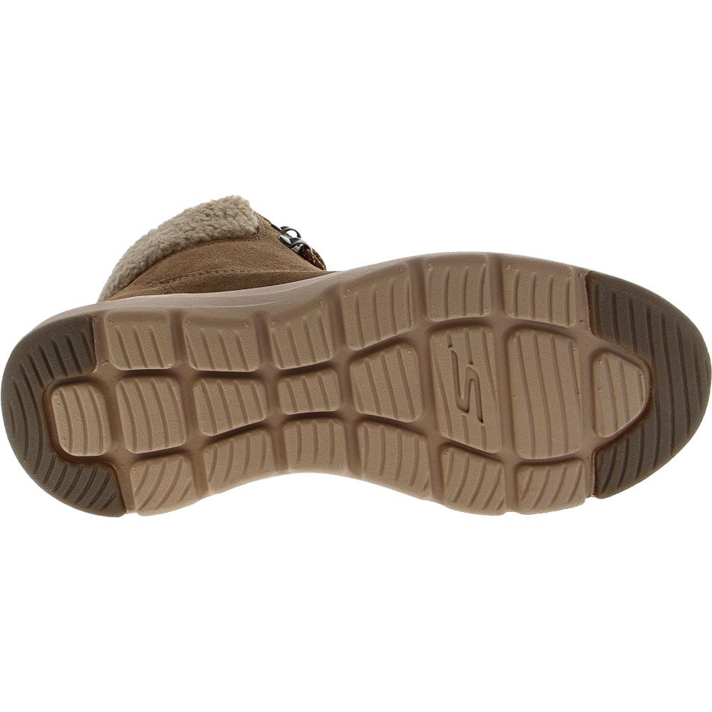 Skechers Glacial Ultra Casual Boots - Womens Brown Sole View