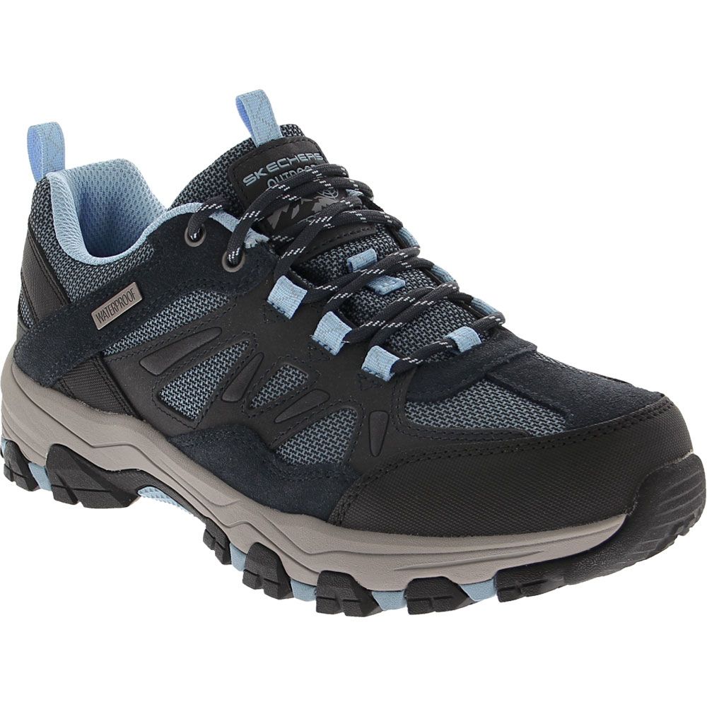 Skechers Selmen Hiking Shoes - Womens Navy Grey