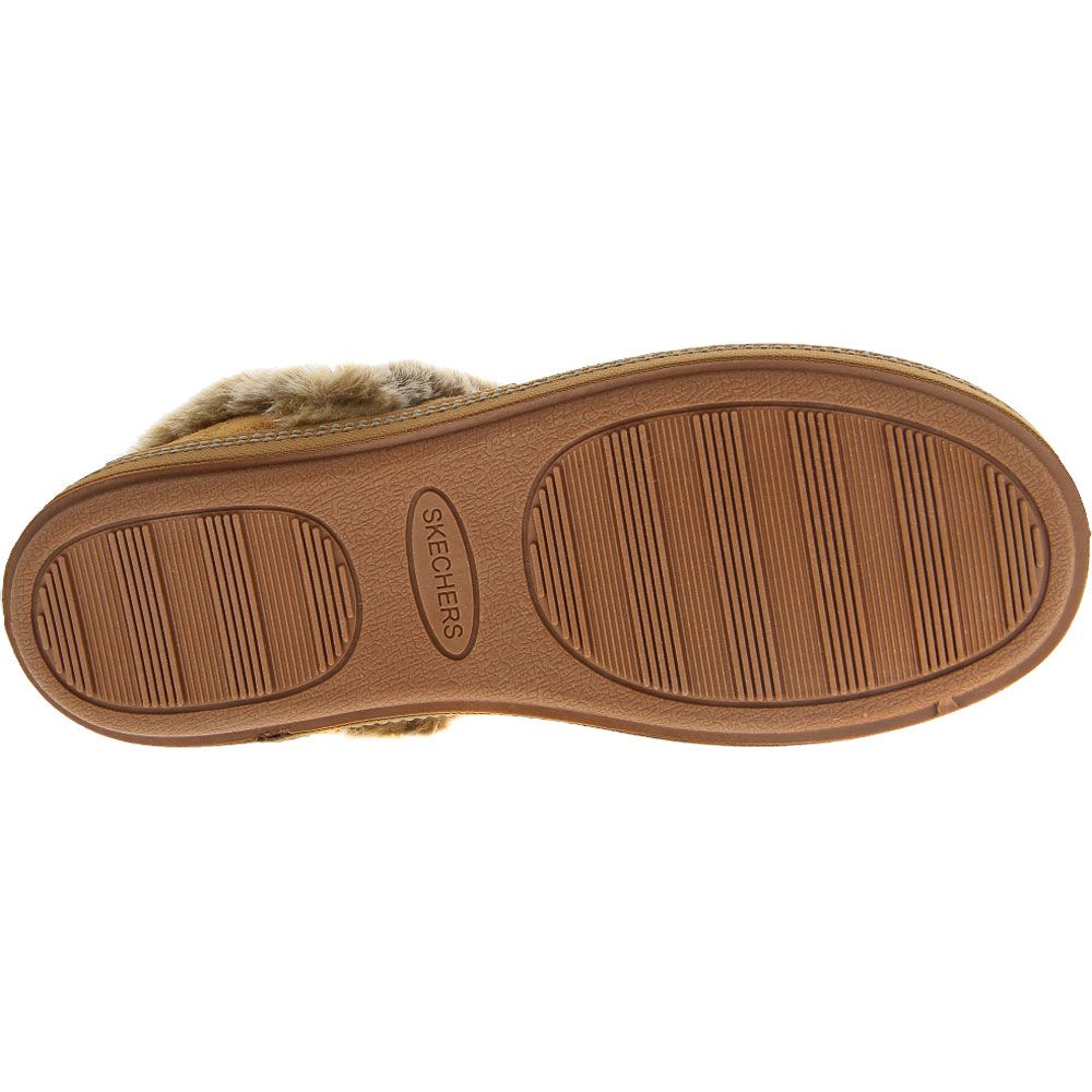 Skechers Cozy Campfire Fresh To Slippers - Womens Chestnut Sole View