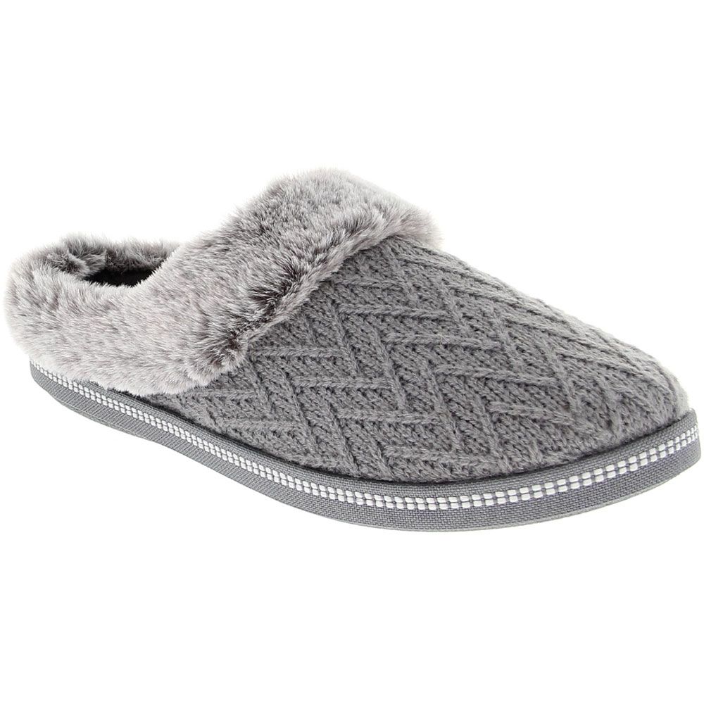 Skechers Cozy Campfire Sweater Slippers - Womens Grey