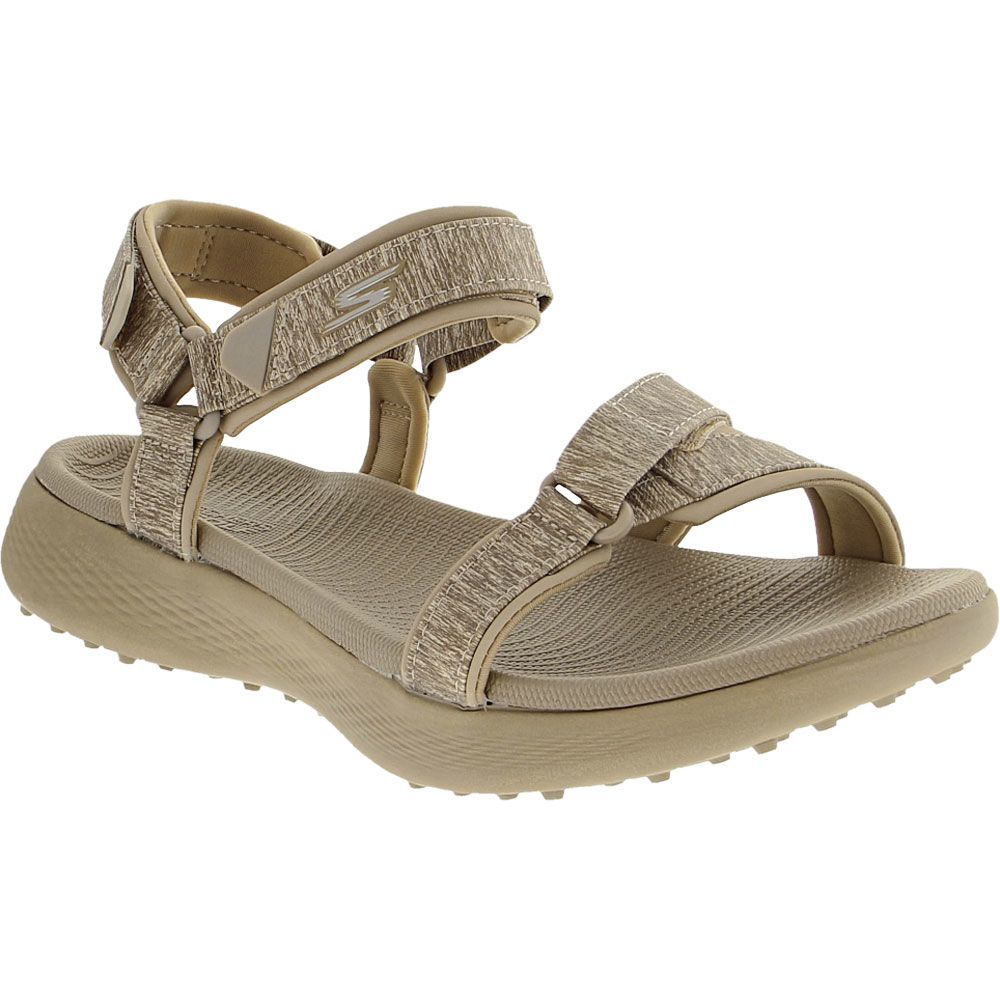 Skechers Go Golf 600 Sandal Womens Golf Shoes Taupe