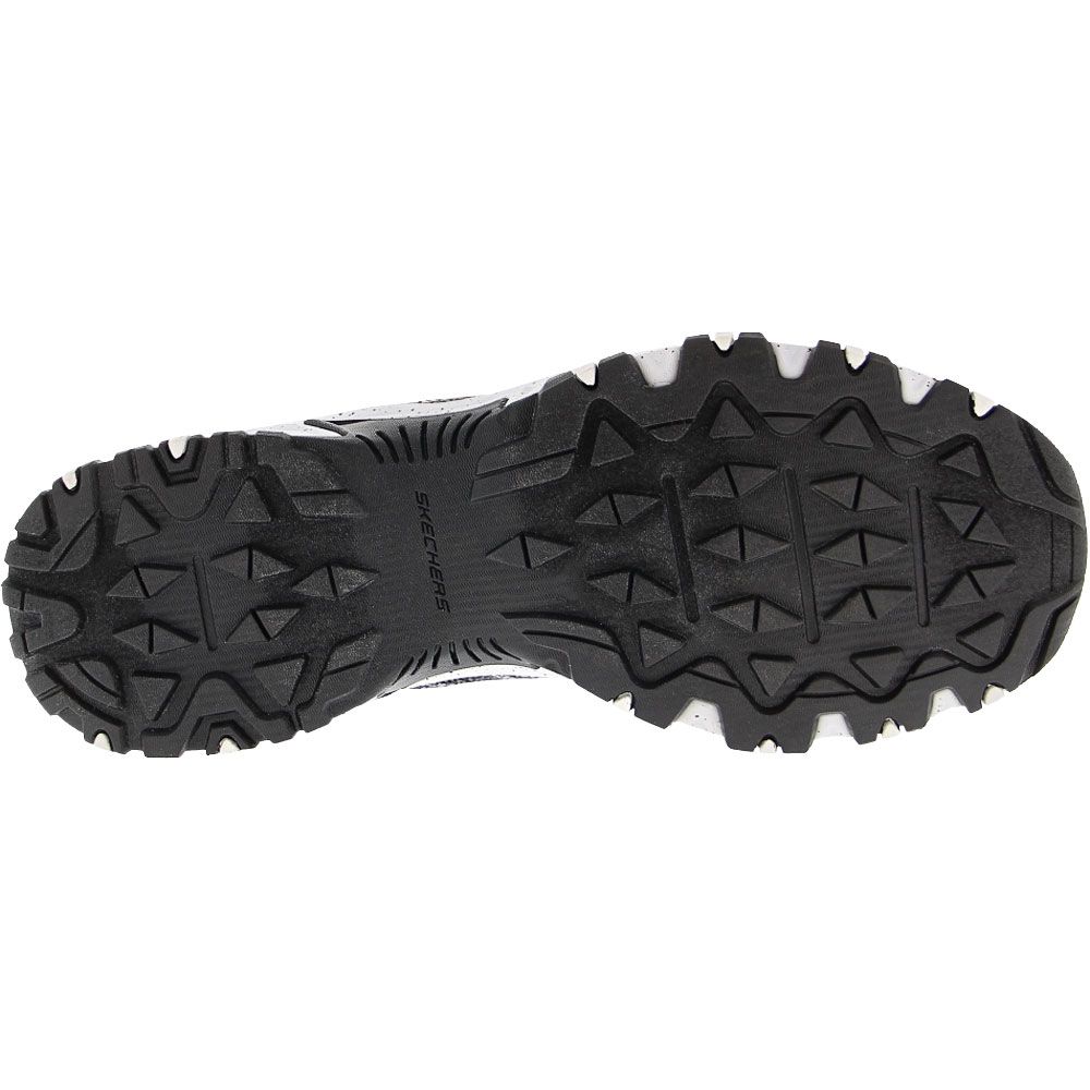 Skechers Hillcrest External Adv Trail Running Shoes - Womens Black White Sole View