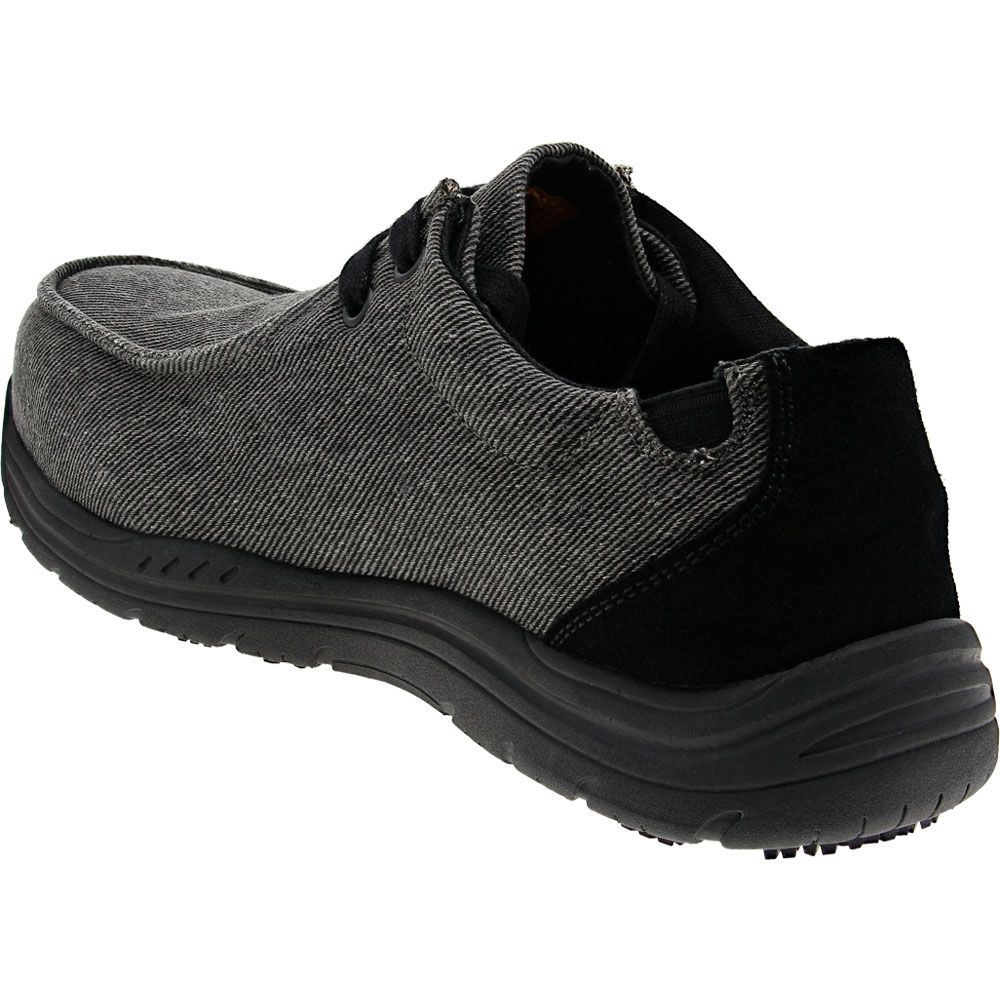 Skechers Work Otsego Onerous Safety Toe Work Shoes - Mens Black Back View