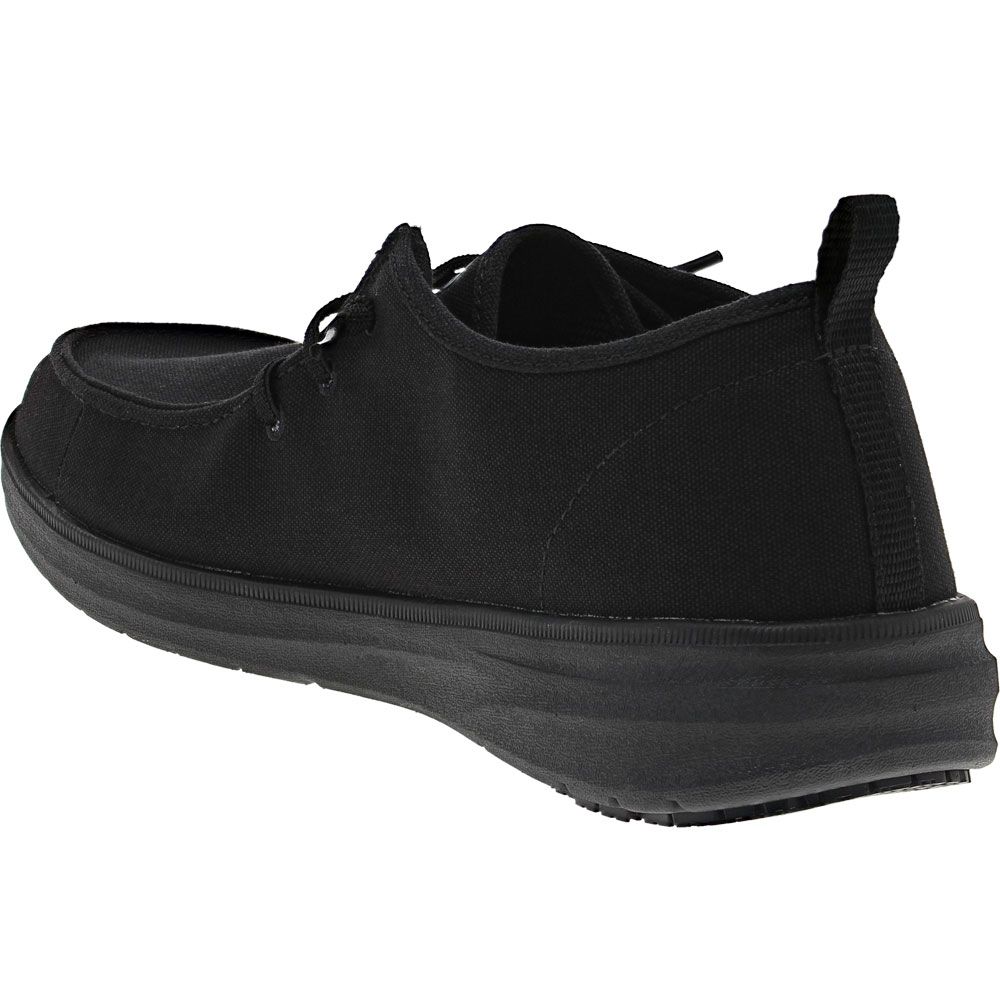 Skechers Work Melo Non-Safety Toe Work Shoes - Mens Black Back View