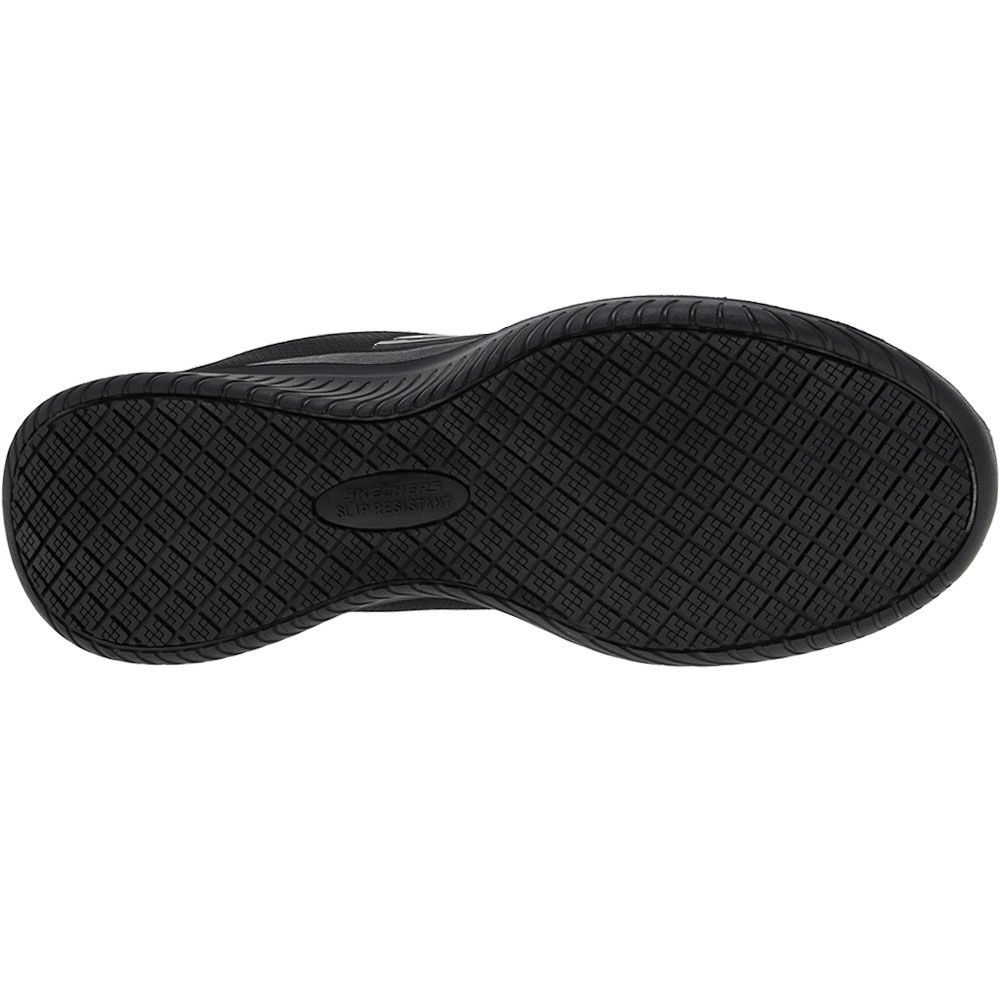 Skechers Work Ultra Flex 3.0 Daxtin Non-Safety Toe Work Shoes - Mens Black Sole View