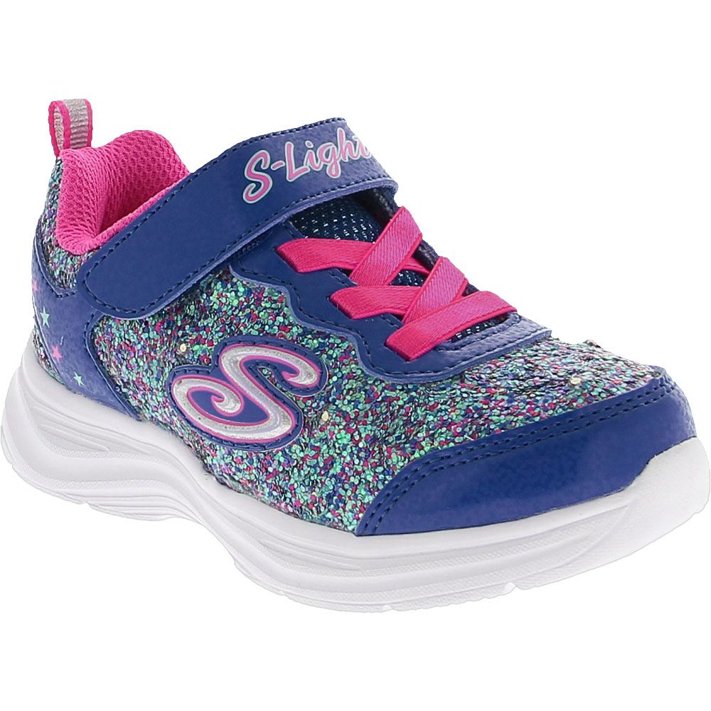 Skechers Glimmer Kicks Glitter Athletic Shoes - Baby Toddler Blue