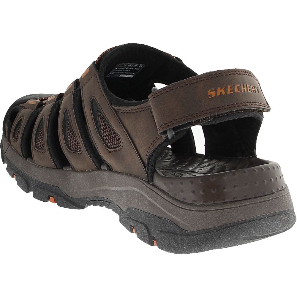 Skechers Tresmen Outseen Sandals - Mens Chocolate Back View