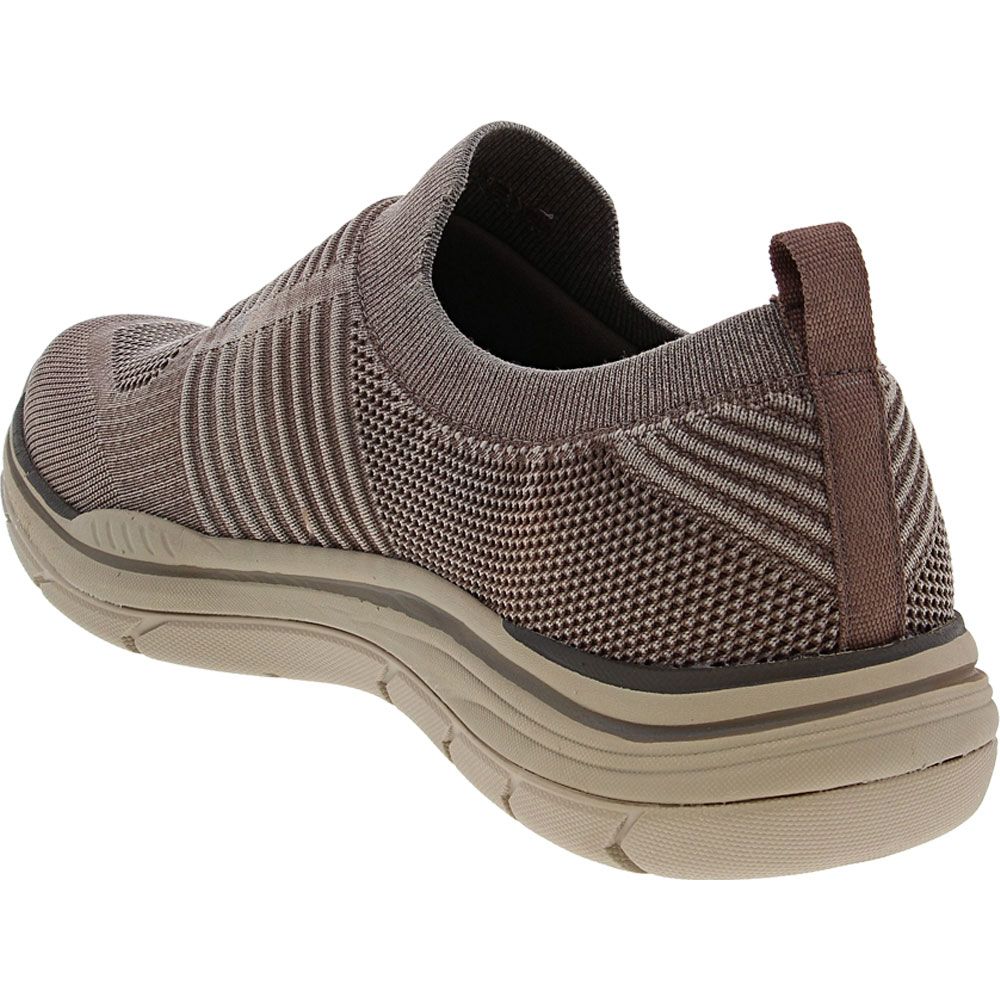 Skechers Expected 2 Hersch Slip On Casual Shoes - Mens Tan Back View