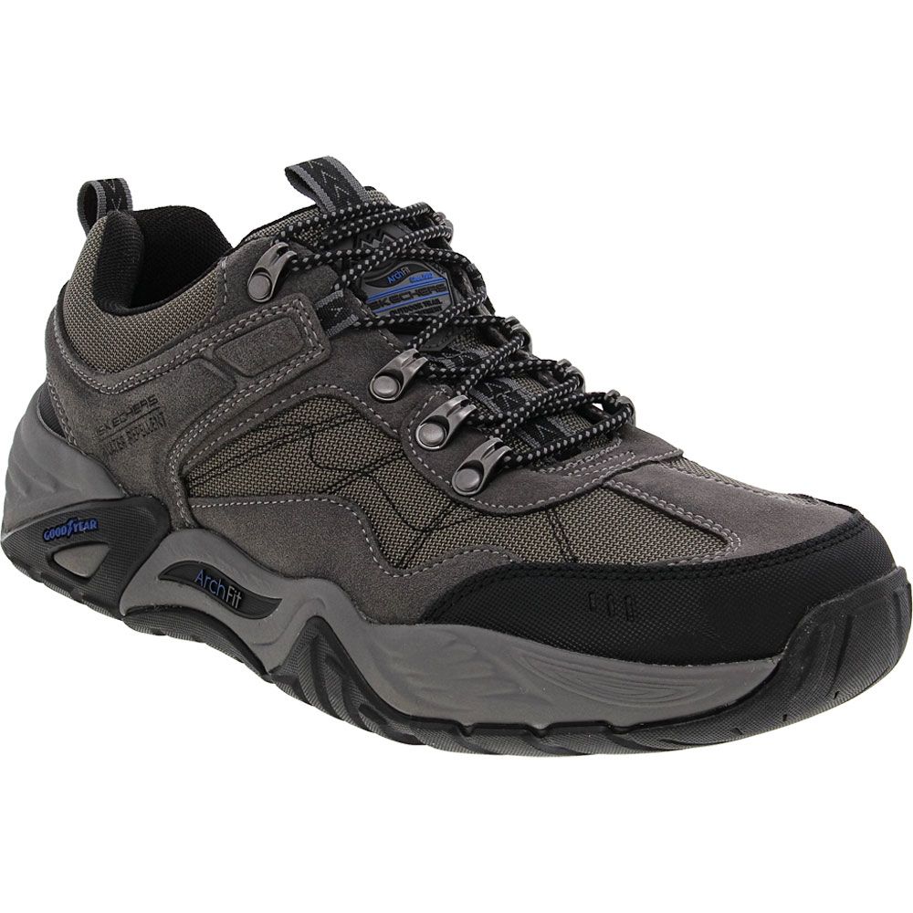 Skechers Arch Fit Recon Harbin Hiking Shoes - Mens Grey