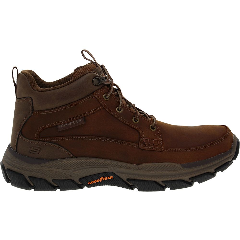Skechers Respected Boswell Casual Boots - Mens Brown Side View
