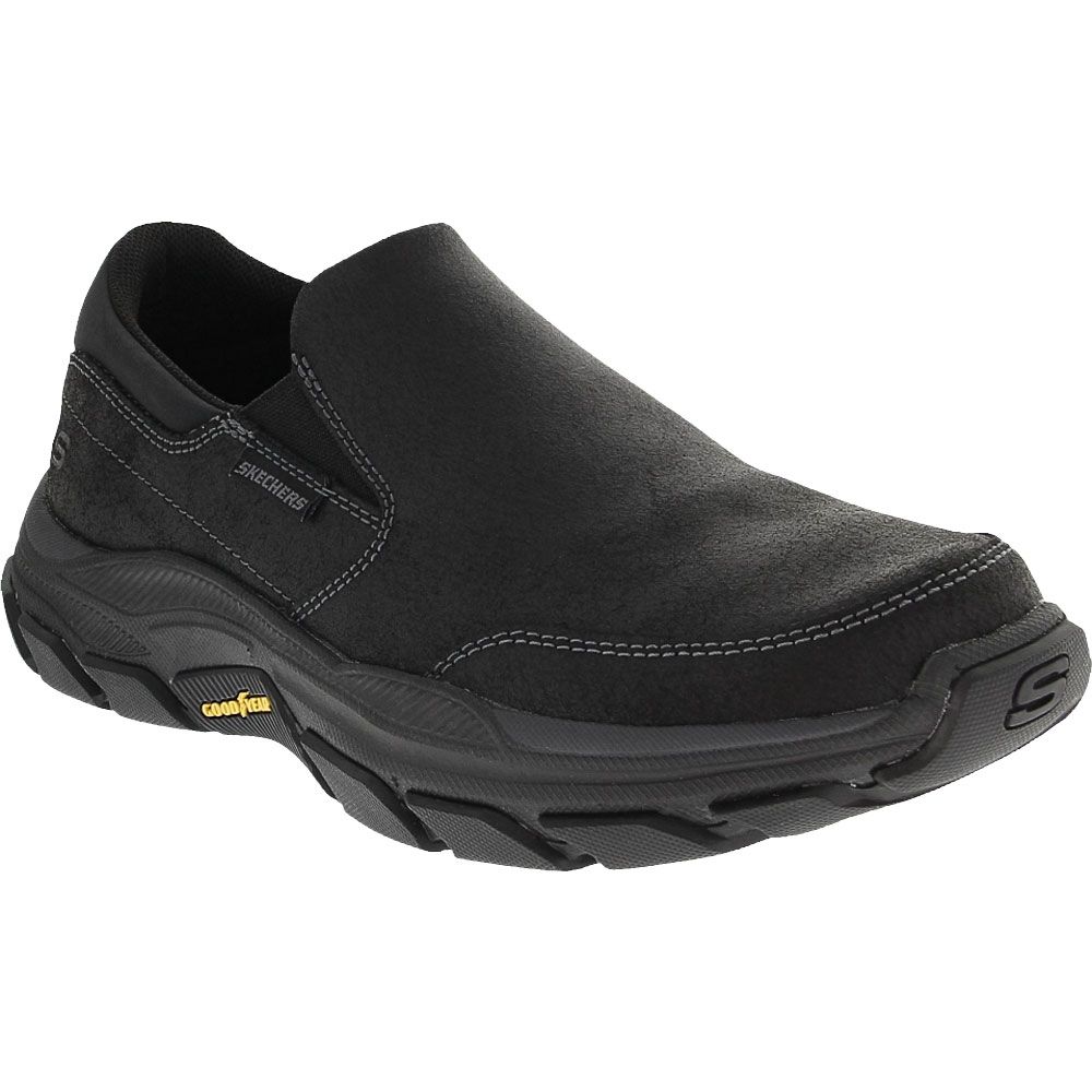 Skechers Respected Calum Slip On Casual Shoes - Mens Black