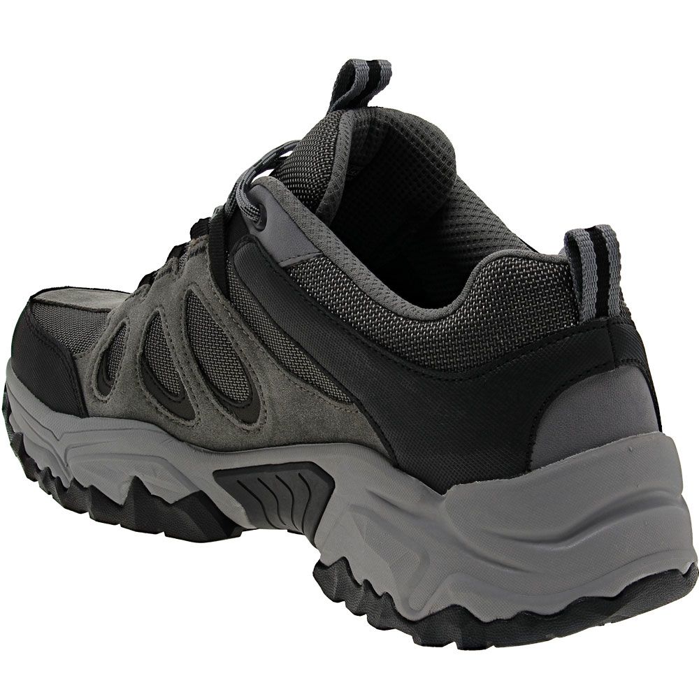 Skechers Terraform Selvin Hiking Shoes - Mens Charcoal Back View