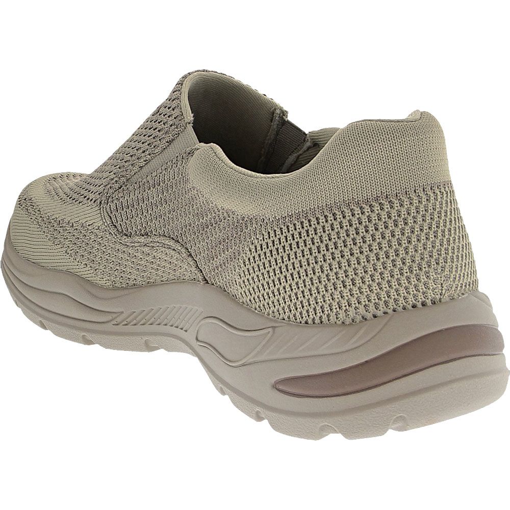 Skechers Arch Fit Motley Vaseo Slip On Casual Shoes - Mens Taupe Back View