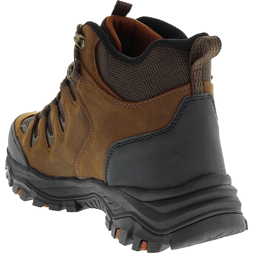 Skechers Rickter Branson Hiking Boots - Mens Brown Back View