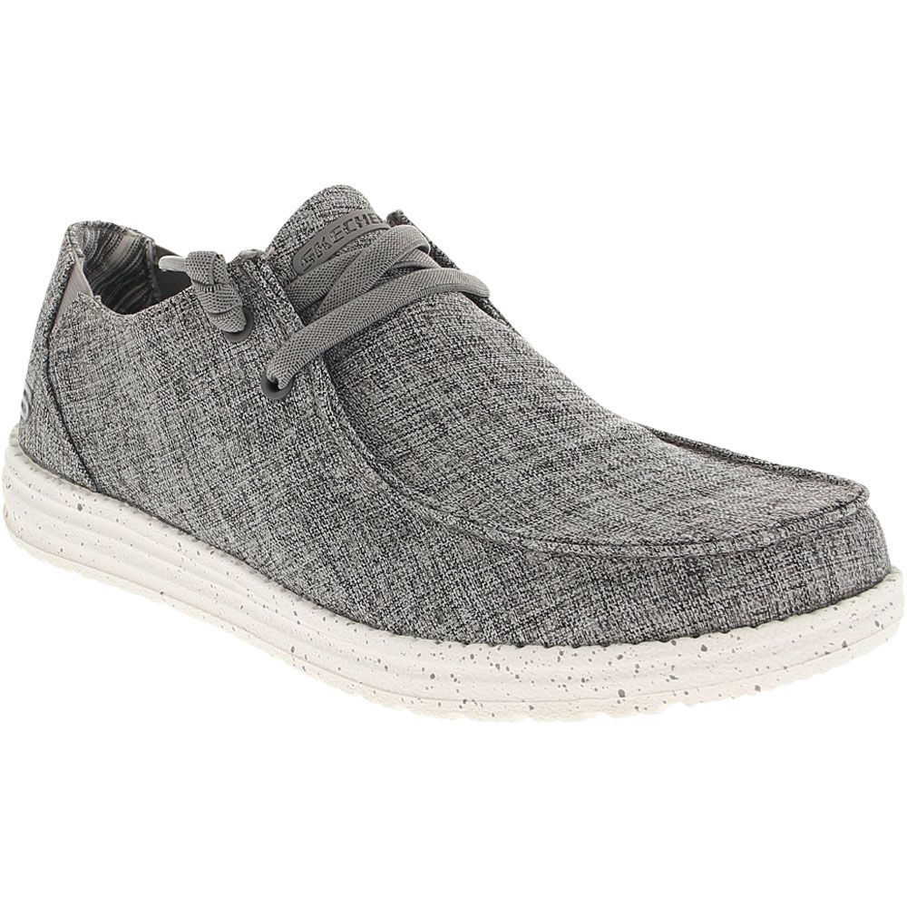 Skechers Melson Chad Slip On Casual Shoes - Mens Grey