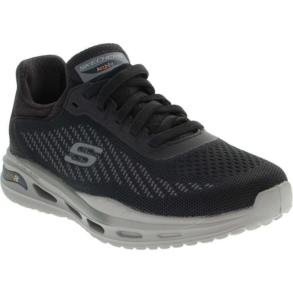 Skechers Arch Fit Orvan Trayver Running Shoes - Mens Black