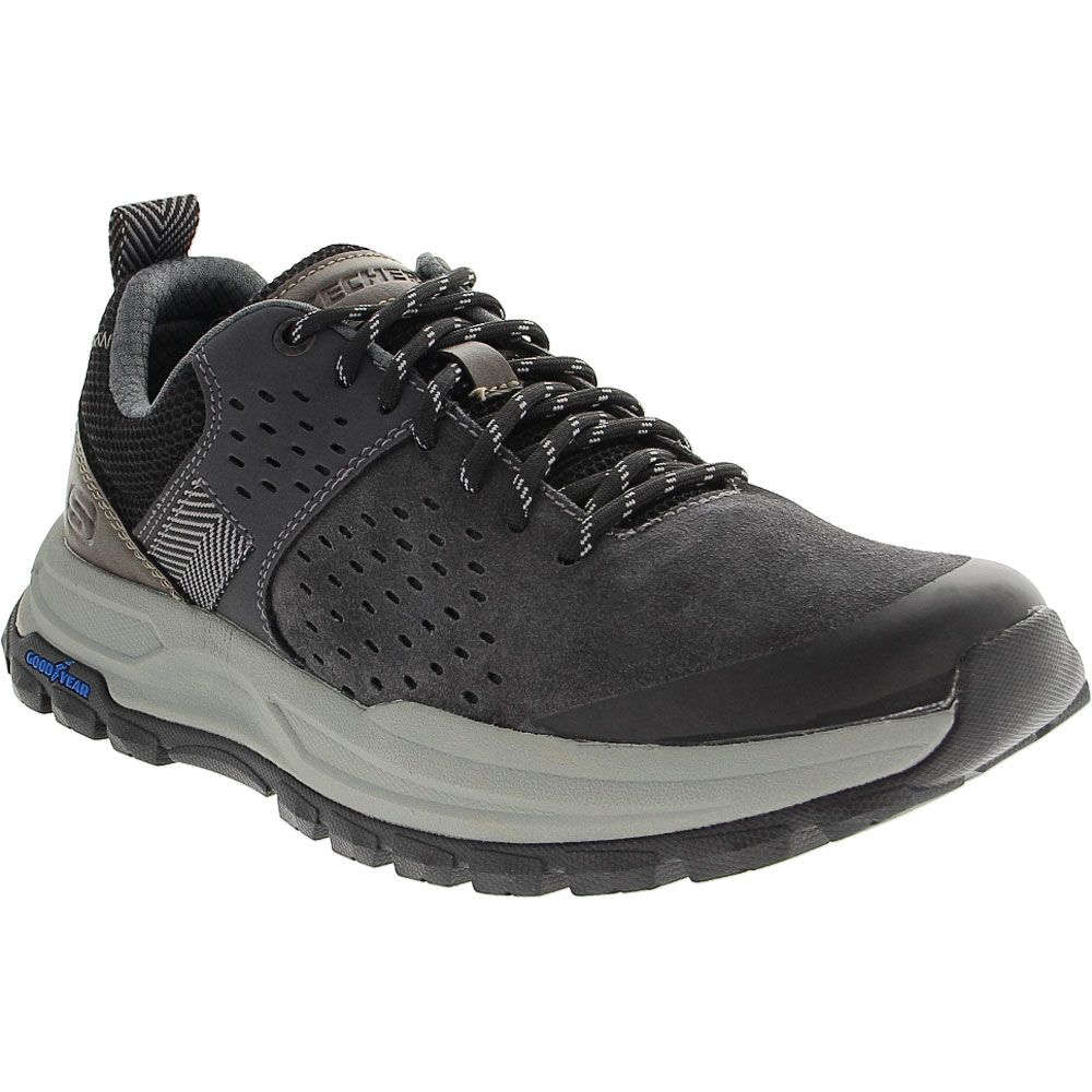 Skechers Zeller Clayson Lace Up Casual Shoes - Mens Charcoal