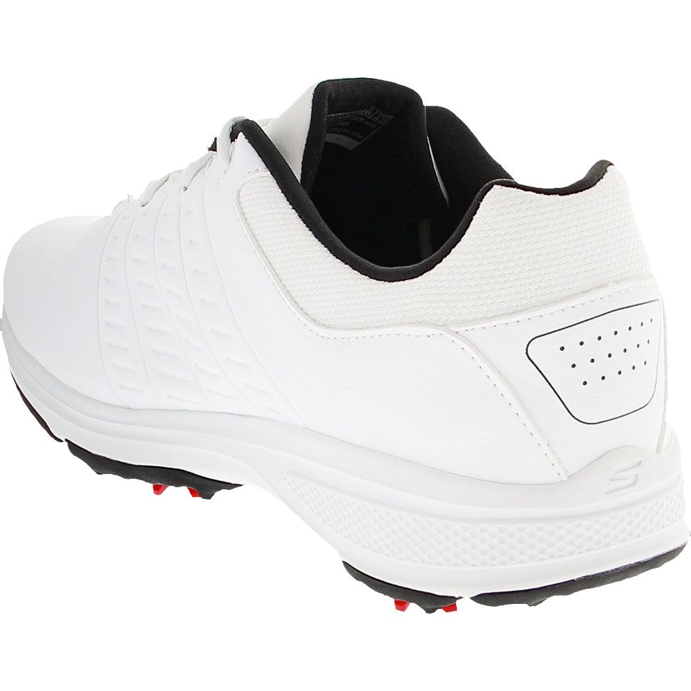 Skechers Go Golf Torque 2 Mens Golf Shoes White Black Back View
