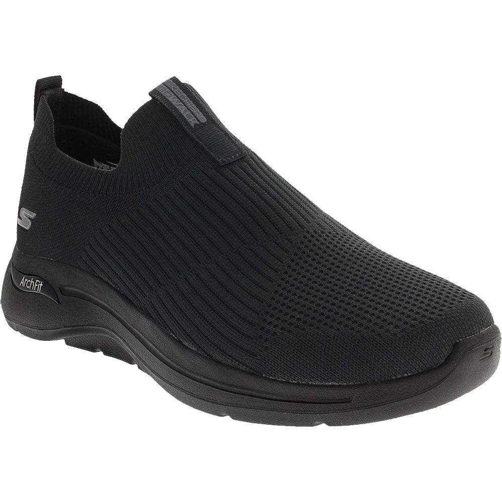 Skechers Go Walk Arch Fit Iconic Mens Walking Shoes Black