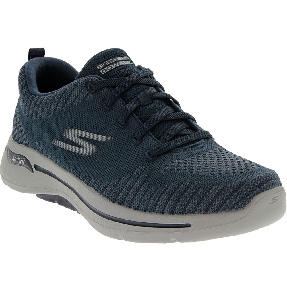 Skechers Go Walk Arch Fit Grand Walking Shoes - Mens Navy