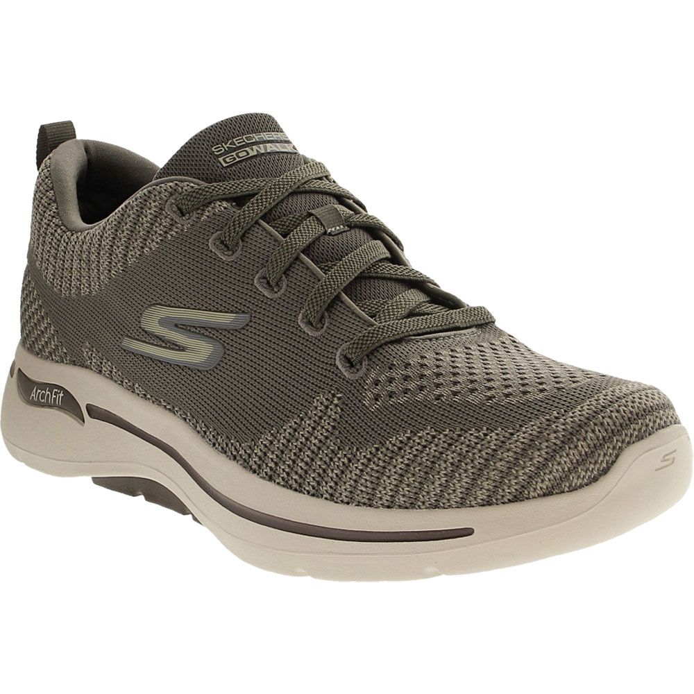 Skechers Go Walk Arch Fit Grand Walking Shoes - Mens Taupe