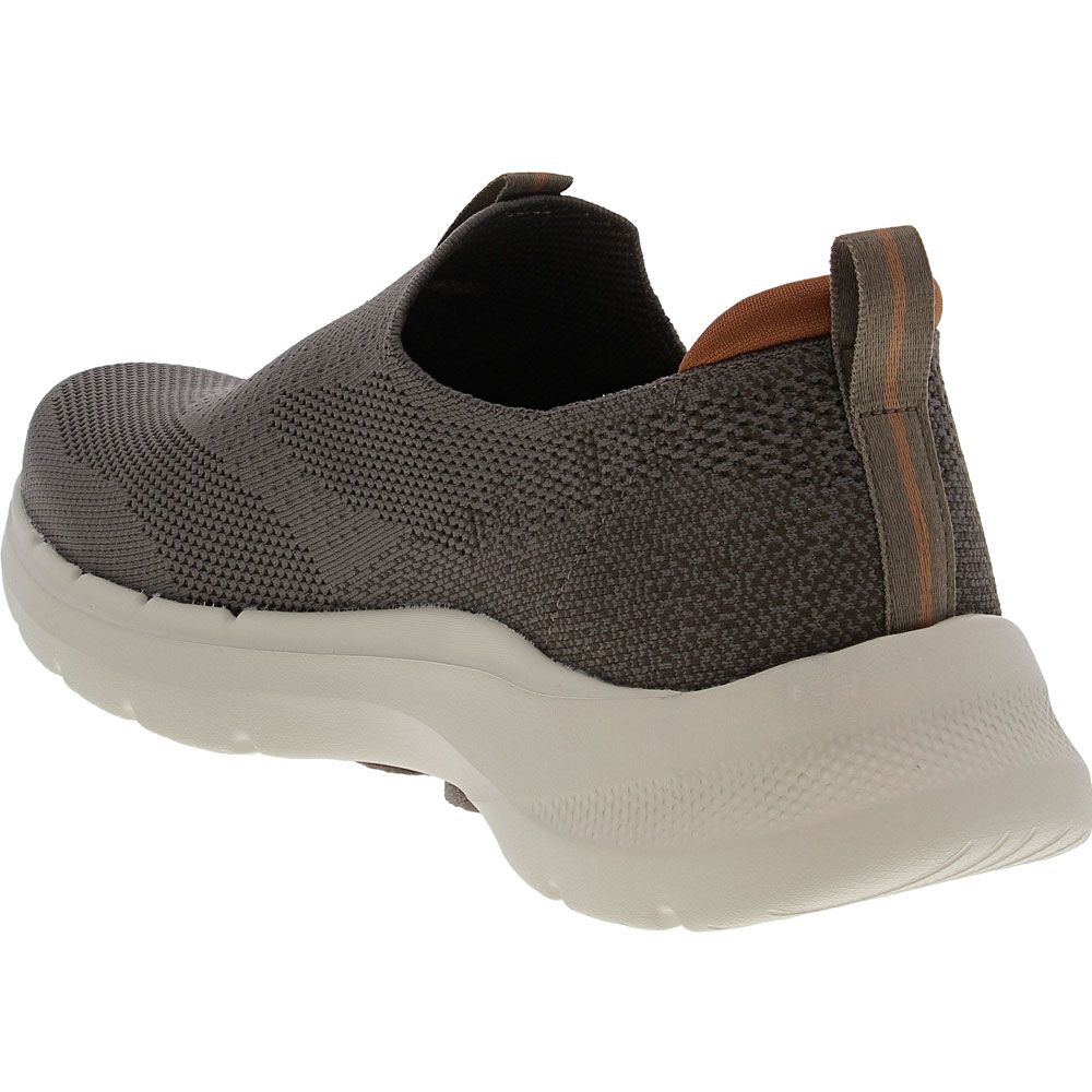 Skechers Go Walk 6 Walking Shoes - Mens Taupe Back View