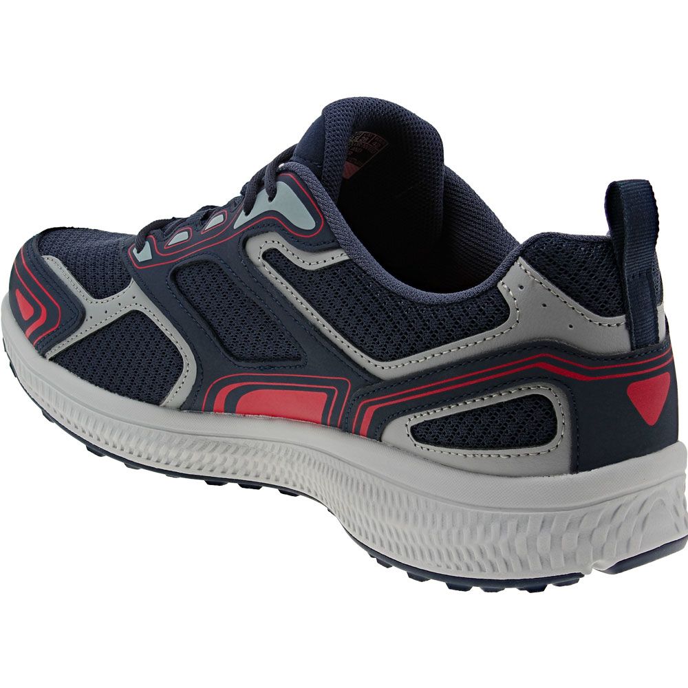 Skechers Go Run Consistent Running Shoes - Mens Navy Red Back View