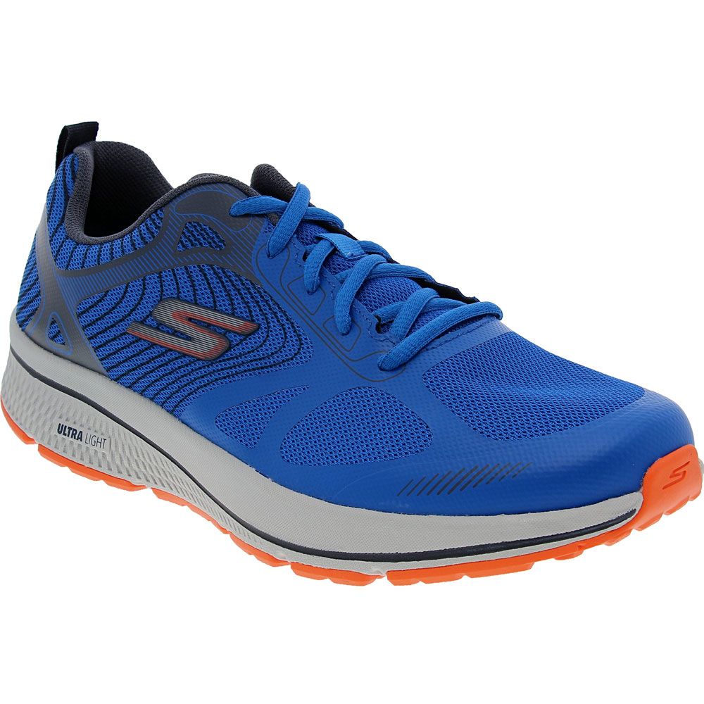 Skechers Go Run Consistent Fleet Running Shoes - Mens Blue Orange
