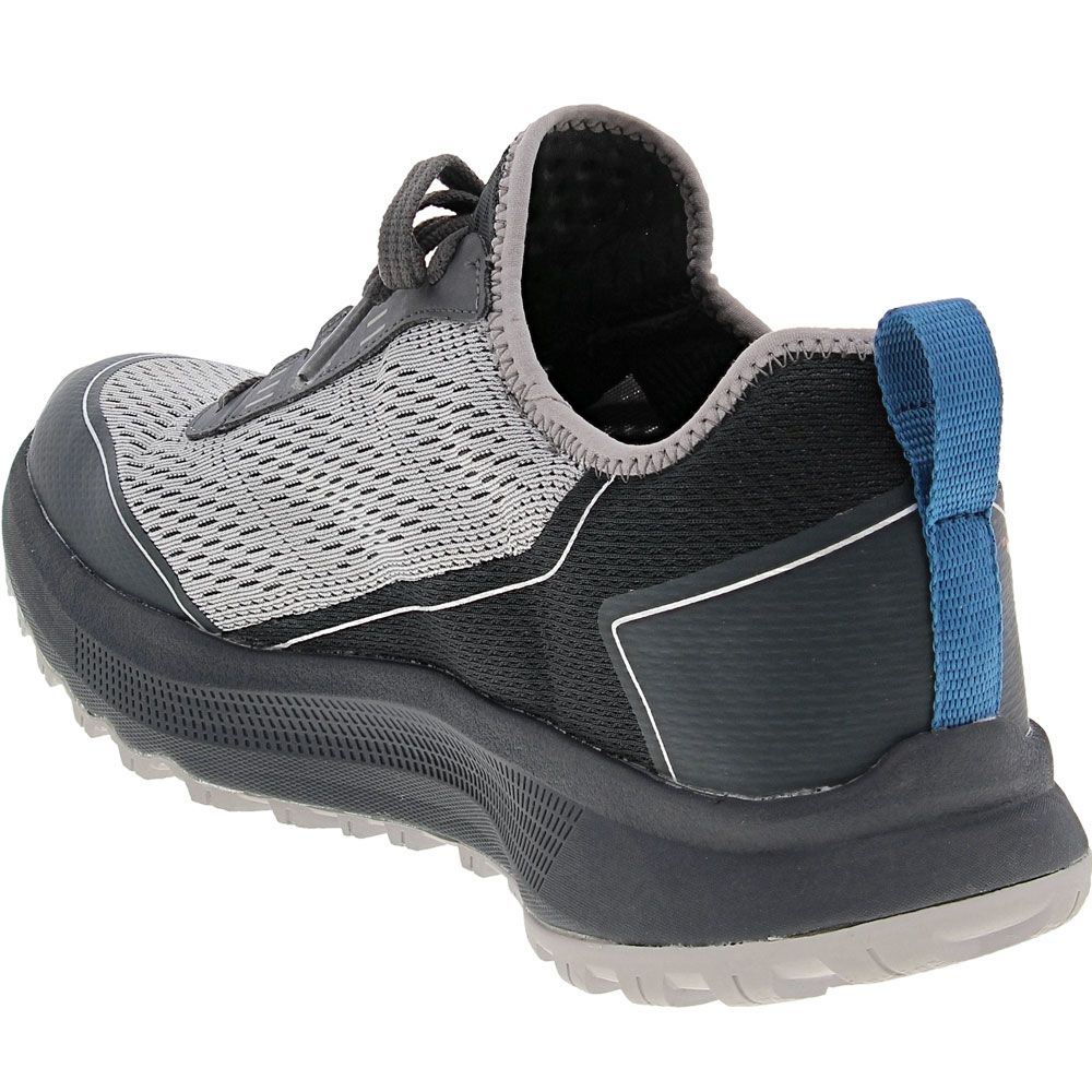 Skechers Gorun Pulse Trail Mens Trail Running Shoes Grey Back View