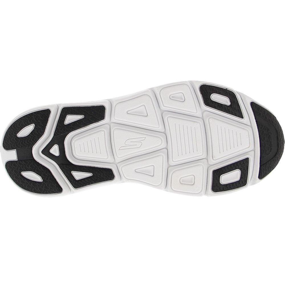 Skechers Slip Ins Max Cushioning Premier Walking Shoes - Mens White Black Sole View