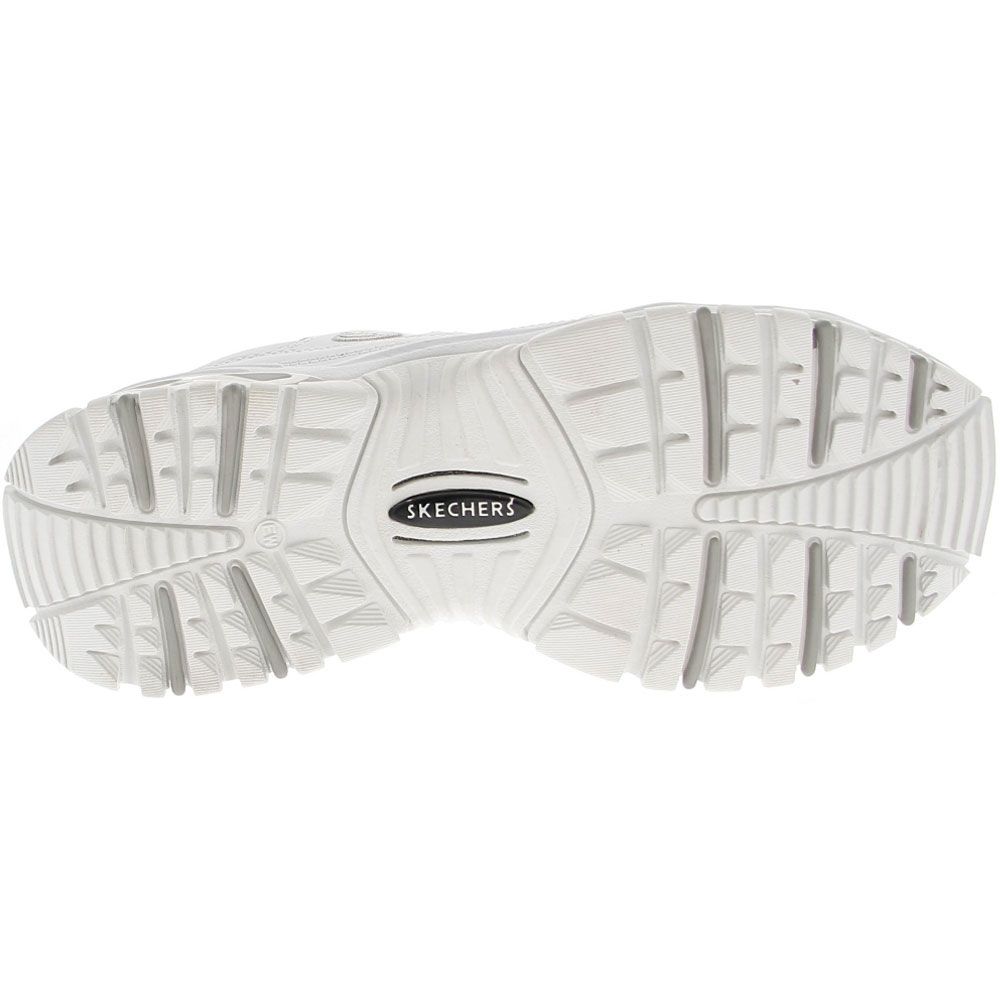 Skechers Energy Running Shoes - Womens White Millennium Sole View