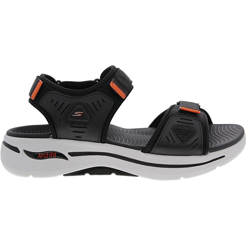 Skechers Go Walk Arch Fit Sandal Mens Outdoor Sandals Black White