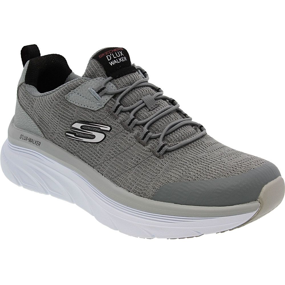 Skechers Dlux Walker Pensive Walking Shoes - Mens Grey