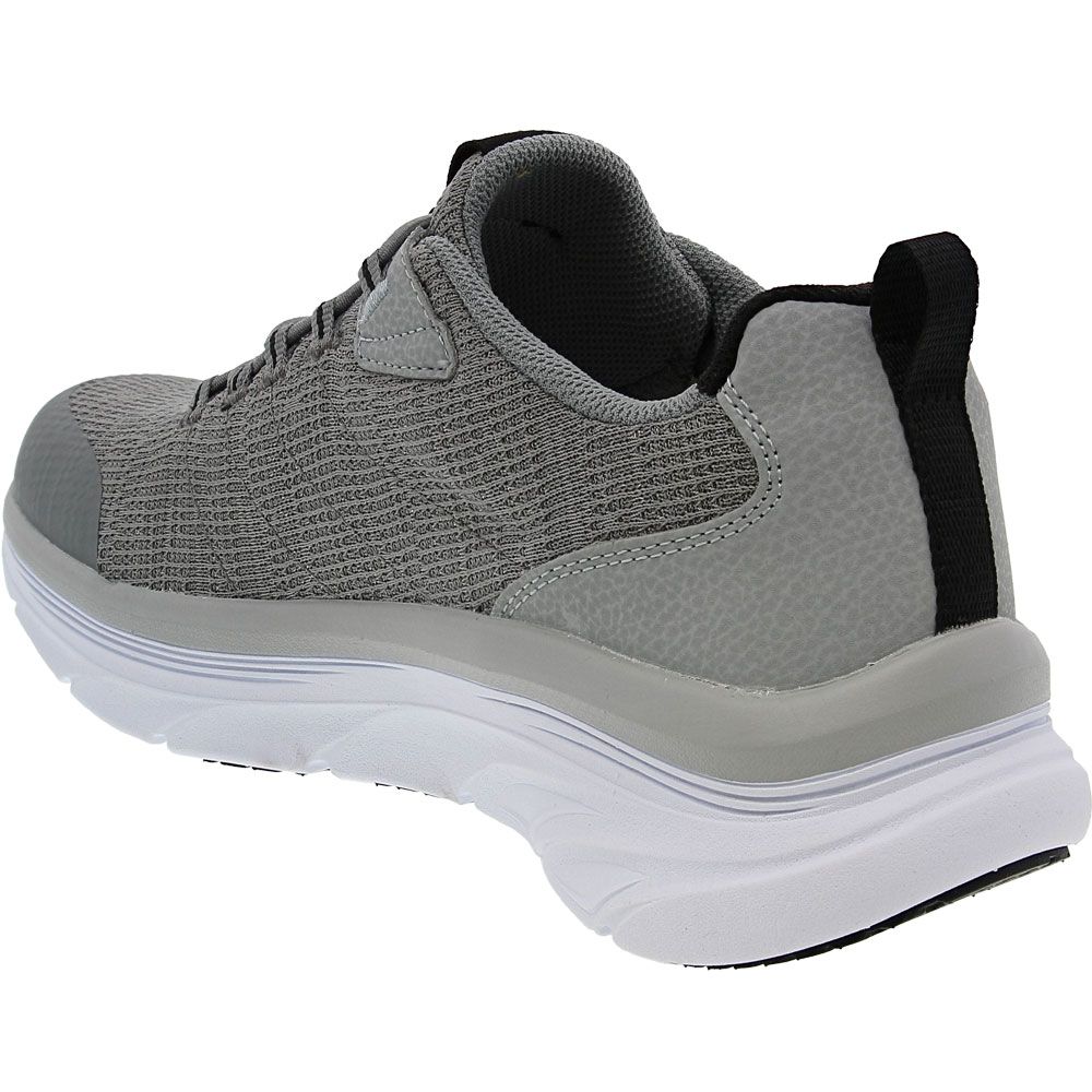 Skechers Dlux Walker Pensive Walking Shoes - Mens Grey Back View