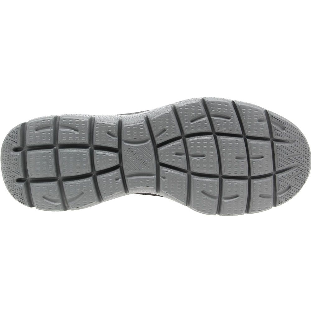 Skechers Slip Ins Summits Walking Shoes - Mens Black Charcoal Sole View