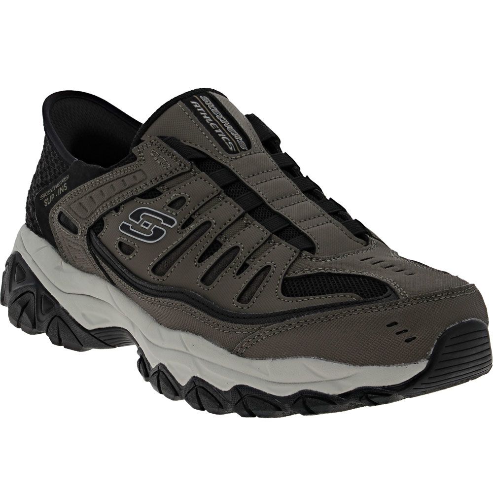 Skechers Slip Ins Afterburn M Fit Ridgeburn Hiking Shoes - Mens Brown