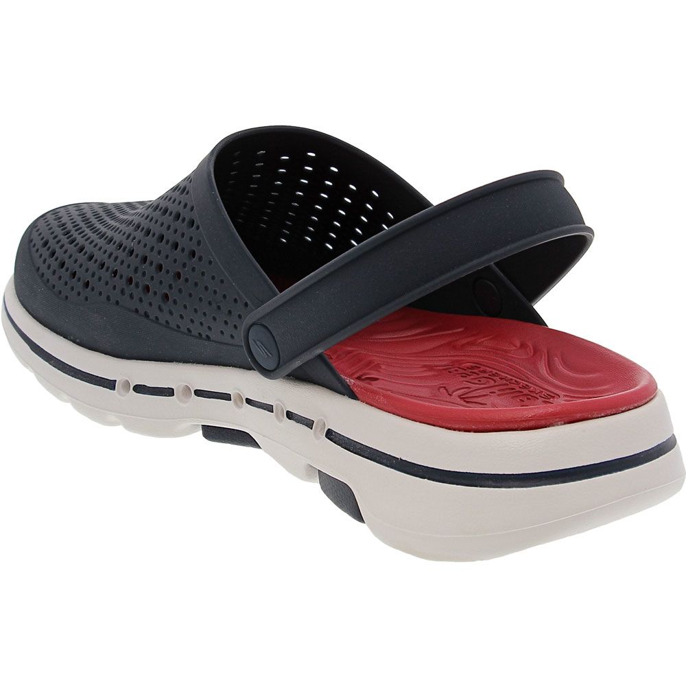 Skechers Foamies Go Walk 5 Astonished Clogs - Mens Navy Back View