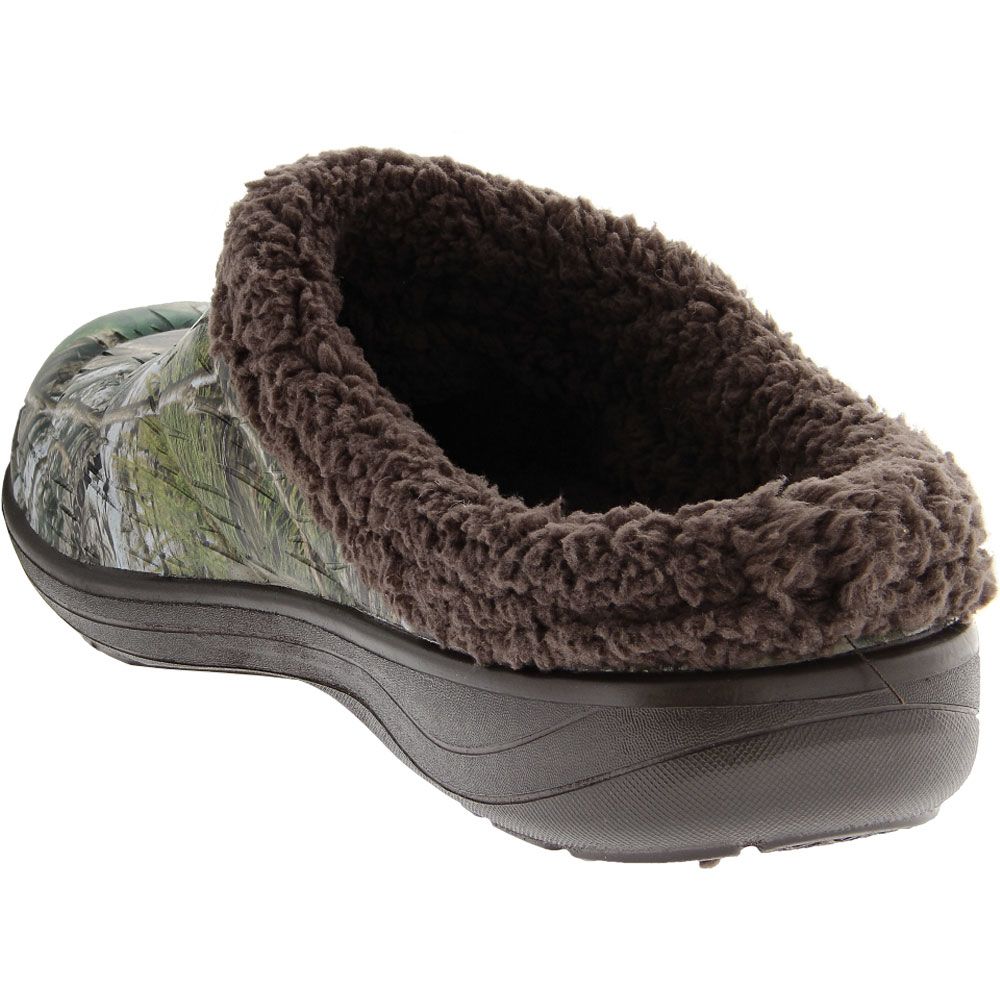 Skechers Brushwood Lined Clog Mens Slippers Camouflage Back View