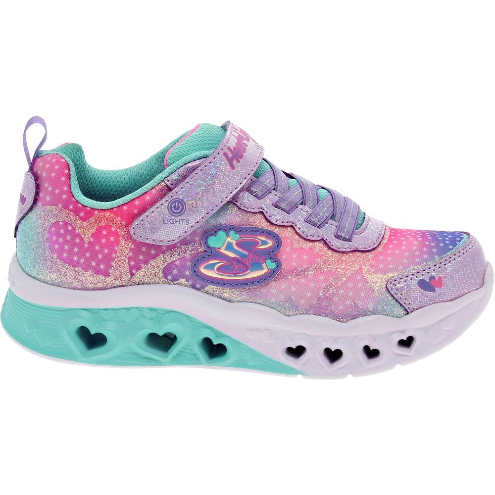Skechers Flutter Heart Lights Simply Love | Girls Shoes | Rogan's Shoes