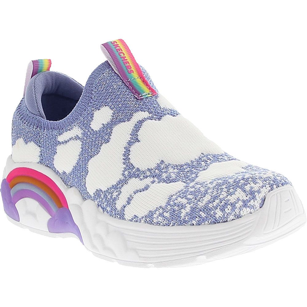Skechers Rainbow Racer Fluffy Dreamz Athletic Shoes - Baby Toddler Light Blue