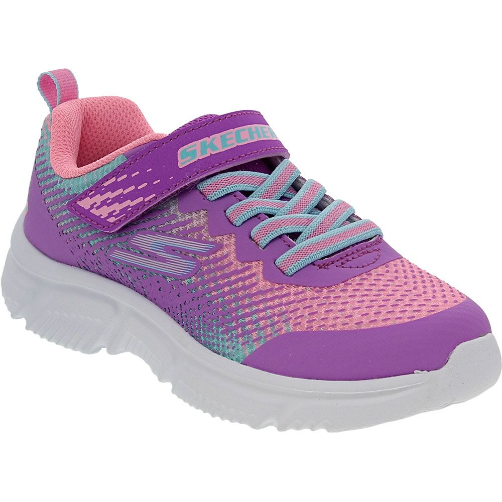 skechers running shoes for girls purple