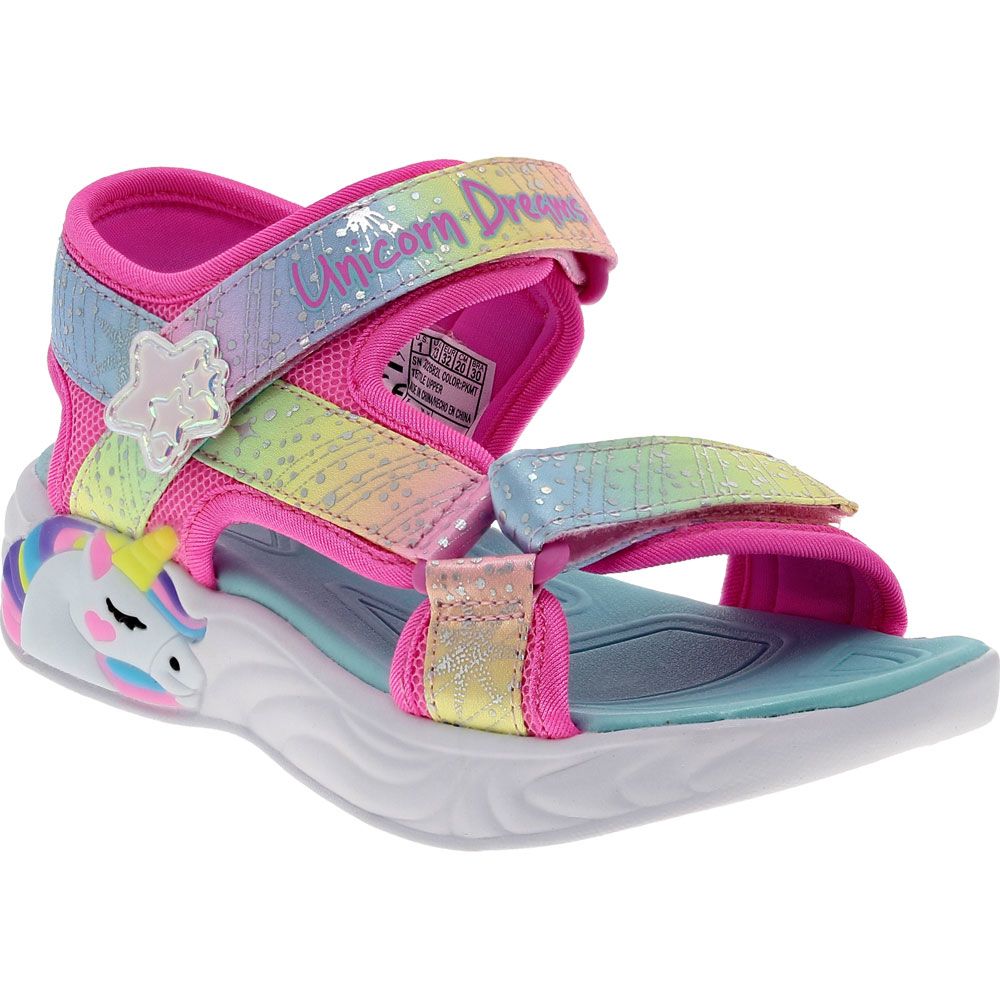 Skechers Unicorn Dreams Majestic Bliss Sandals - Girls Pink